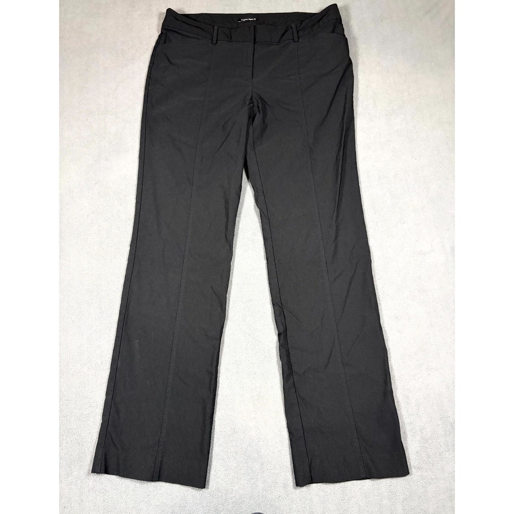 Axcess Dress Pants Women's 14 True Black Stretch Urban Fit Straight Leg Business